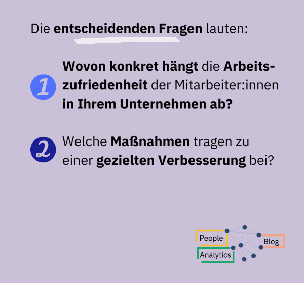 arbeitszufriedenheit messen