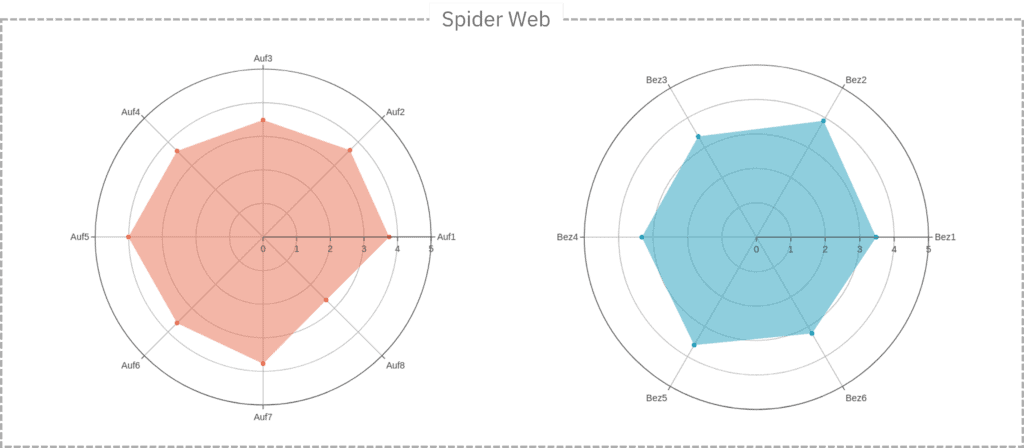 Visual Spider Web Führungskompetenzen