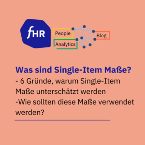 Single Item Masse Anleitung für People Analytics