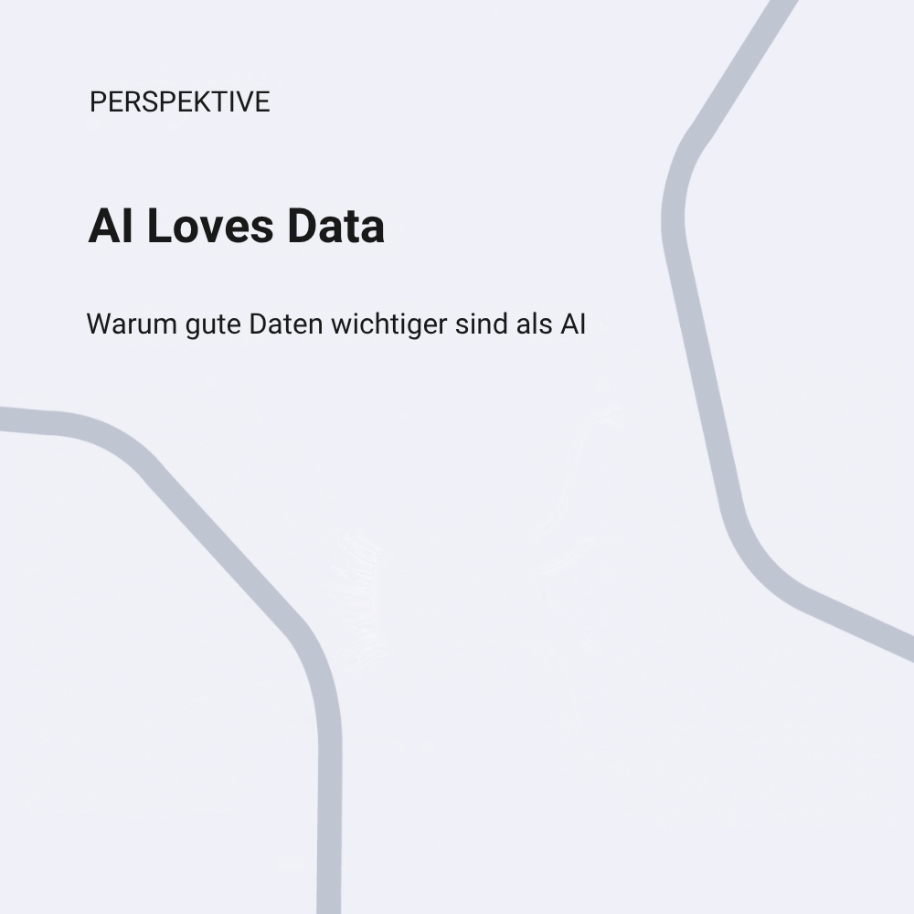 AI Loves Data - Warum gute Daten Wichtiger sind als AI